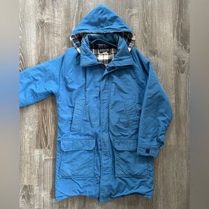 Vintage Lands End Coat with Wool Lining